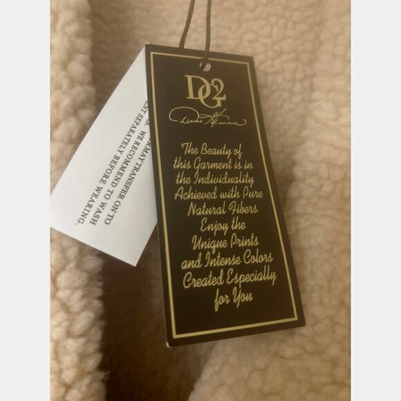 DG2 by Diane Gilman Faux Shearling Belted Loose Fit Vest Size 3X - Picture 10 of 12